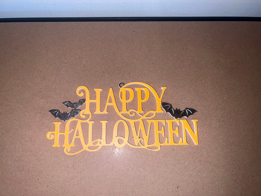 Happy Halloween sign